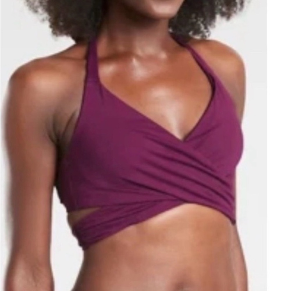 Athleta Magenta Halter Top